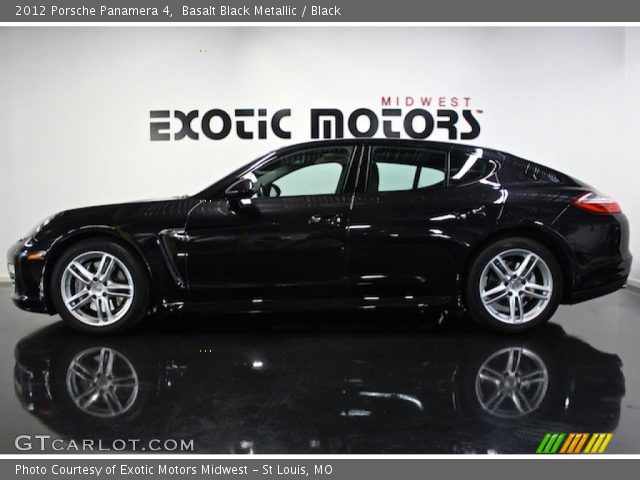 2012 Porsche Panamera 4 in Basalt Black Metallic