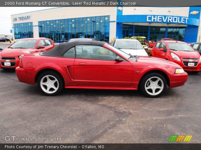 2000 Ford Mustang GT Convertible in Laser Red Metallic
