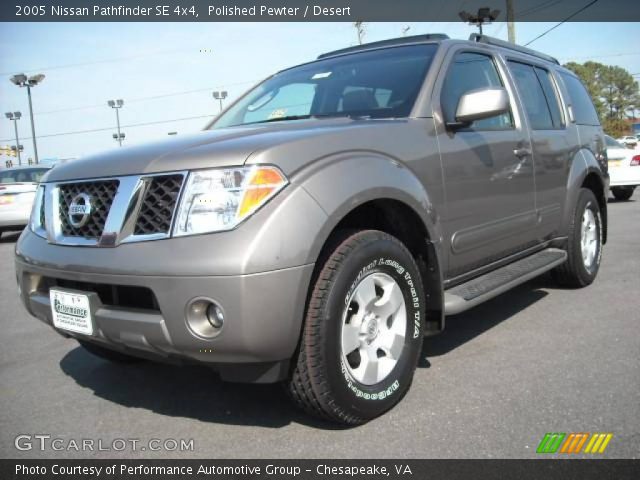 2005 Nissan Pathfinder SE 4x4 in Polished Pewter