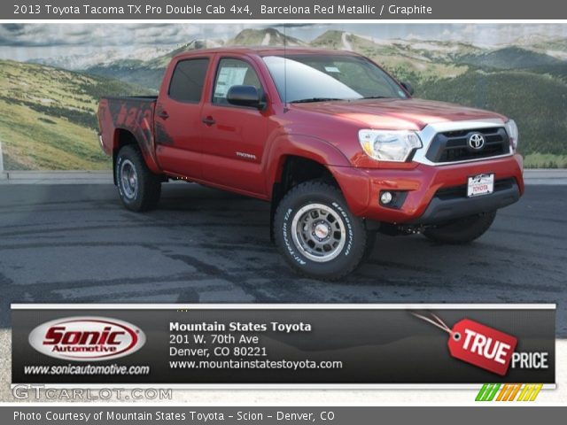 2013 Toyota Tacoma TX Pro Double Cab 4x4 in Barcelona Red Metallic