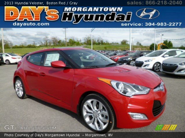 2013 Hyundai Veloster  in Boston Red