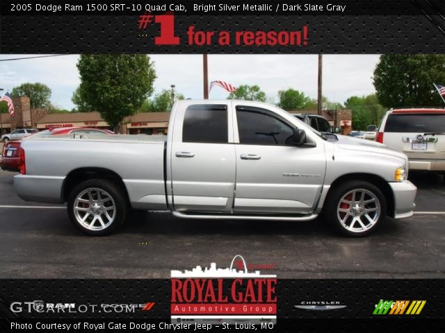 2005 Dodge Ram 1500 SRT-10 Quad Cab in Bright Silver Metallic