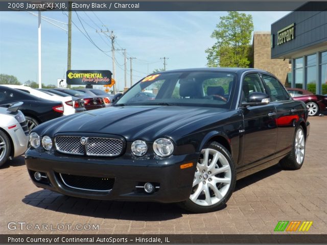 2008 Jaguar XJ XJ8 in Ebony Black