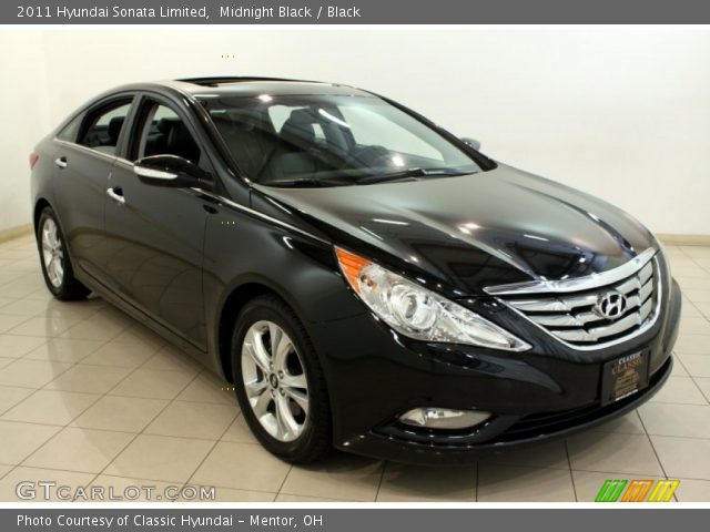 2011 Hyundai Sonata Limited in Midnight Black