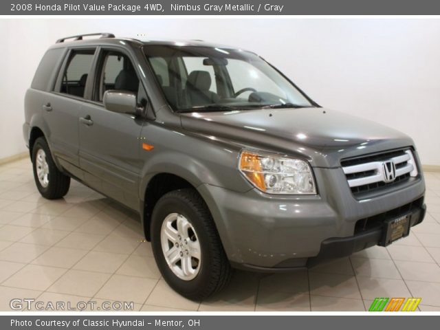 2008 Honda Pilot Value Package 4WD in Nimbus Gray Metallic