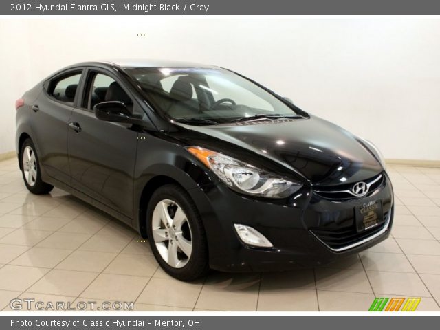 2012 Hyundai Elantra GLS in Midnight Black