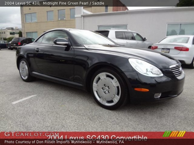 2004 Lexus SC 430 in Midnight Pine Green Pearl