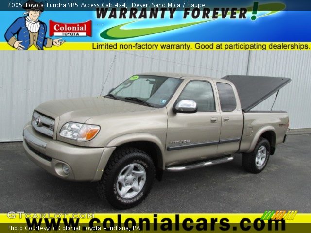 2005 Toyota Tundra SR5 Access Cab 4x4 in Desert Sand Mica