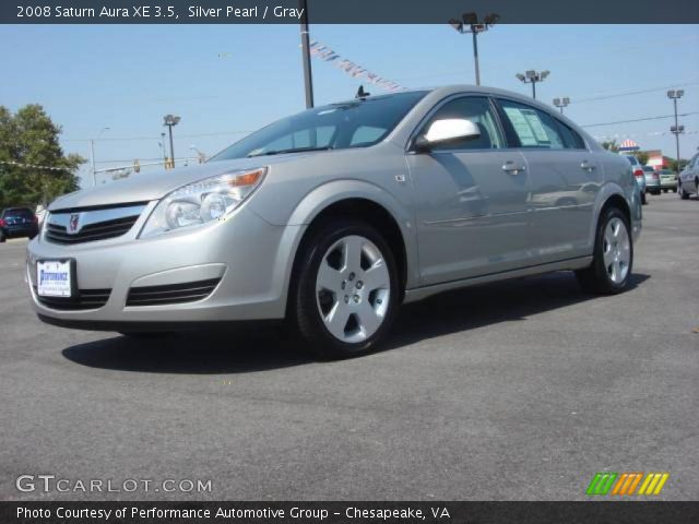 2008 Saturn Aura XE 3.5 in Silver Pearl