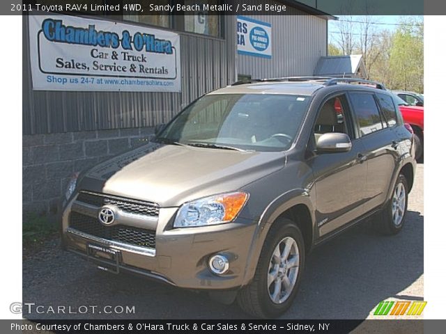 2011 Toyota RAV4 Limited 4WD in Sandy Beach Metallic