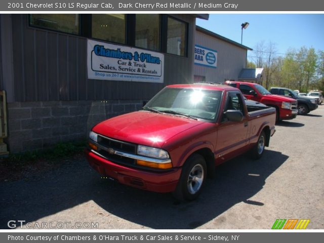 2001 Chevrolet S10 LS Regular Cab in Dark Cherry Red Metallic