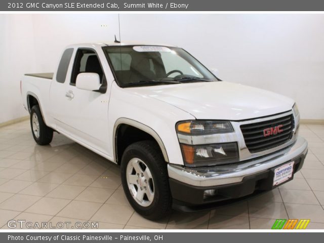2012 GMC Canyon SLE Extended Cab in Summit White