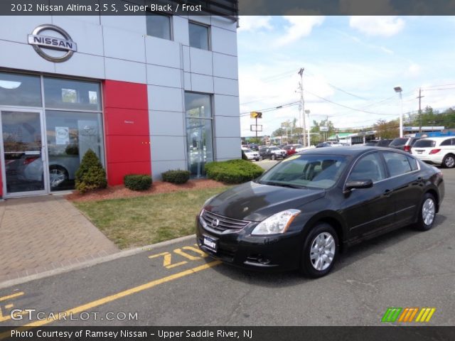2012 Nissan Altima 2.5 S in Super Black
