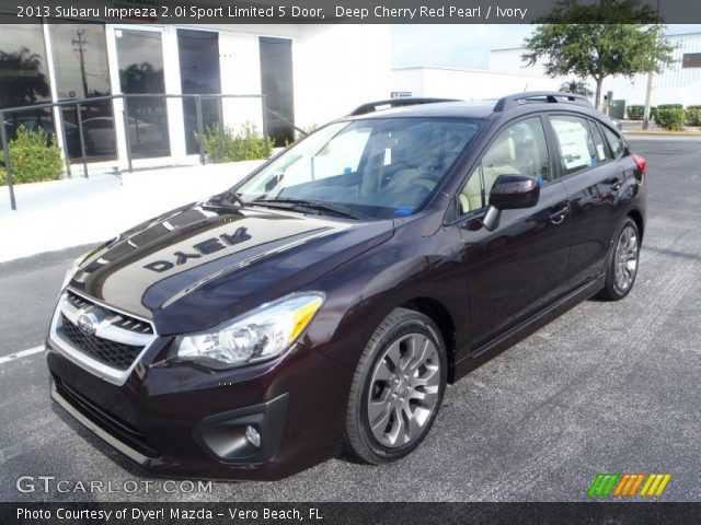 2013 Subaru Impreza 2.0i Sport Limited 5 Door in Deep Cherry Red Pearl