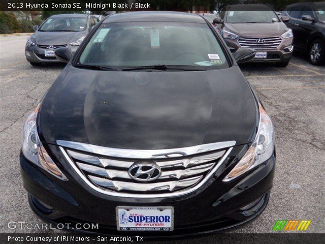 2013 Hyundai Sonata SE in Midnight Black