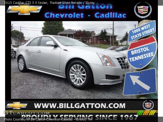 2013 Cadillac CTS 3.0 Sedan in Radiant Silver Metallic