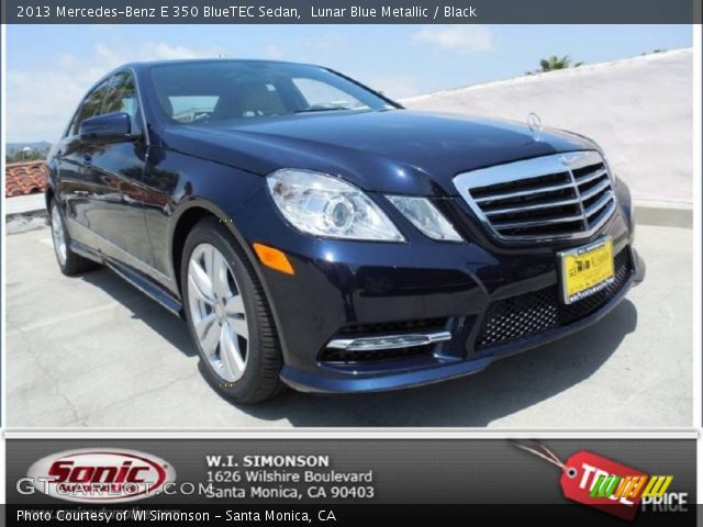 2013 Mercedes-Benz E 350 BlueTEC Sedan in Lunar Blue Metallic