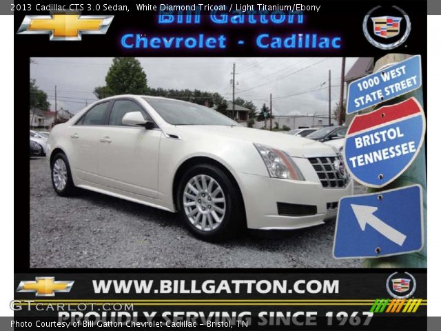 2013 Cadillac CTS 3.0 Sedan in White Diamond Tricoat