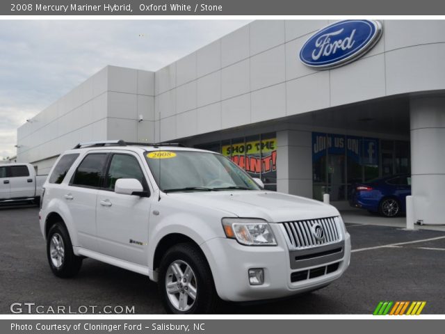 2008 Mercury Mariner Hybrid in Oxford White