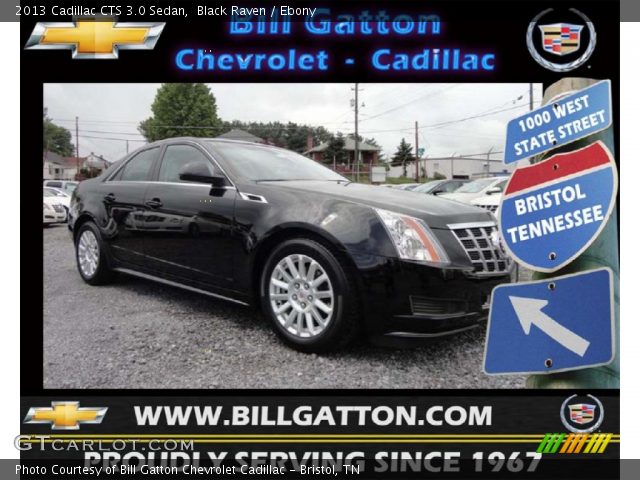 2013 Cadillac CTS 3.0 Sedan in Black Raven