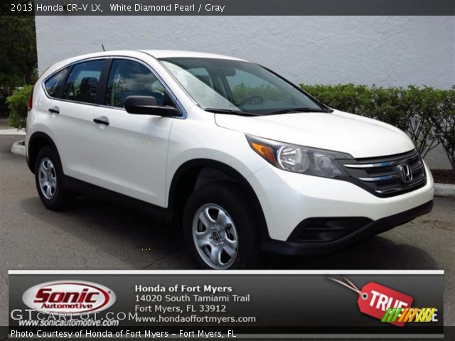 2013 Honda CR-V LX in White Diamond Pearl