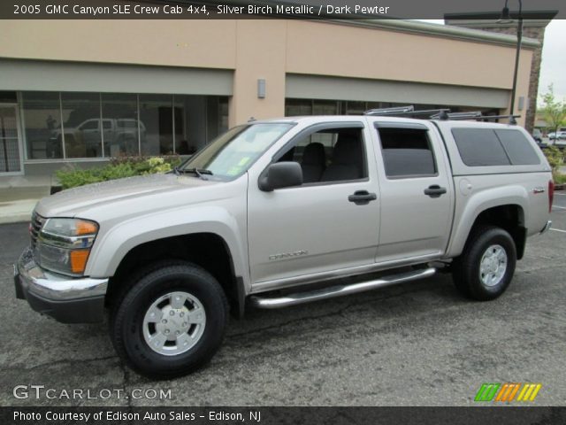 2005 GMC Canyon SLE Crew Cab 4x4 in Silver Birch Metallic