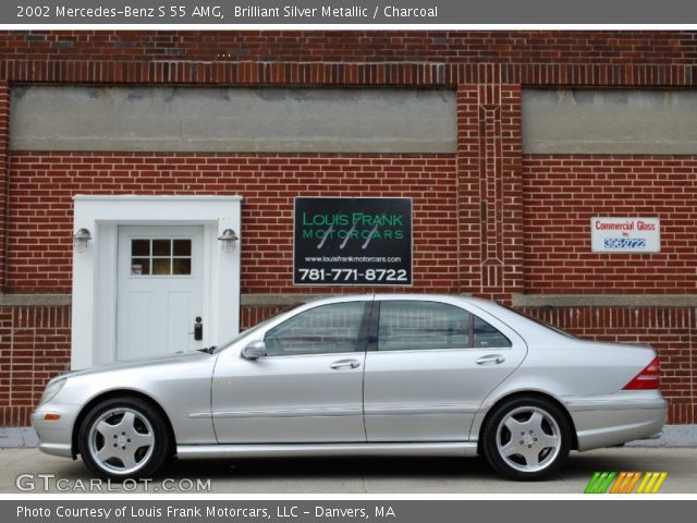 2002 Mercedes-Benz S 55 AMG in Brilliant Silver Metallic