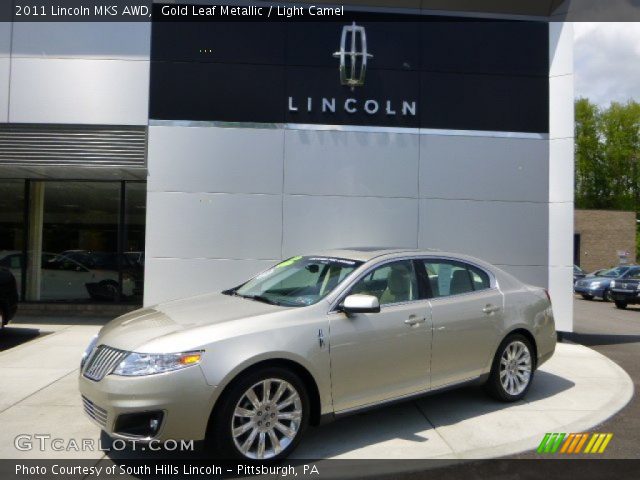 2011 Lincoln MKS AWD in Gold Leaf Metallic