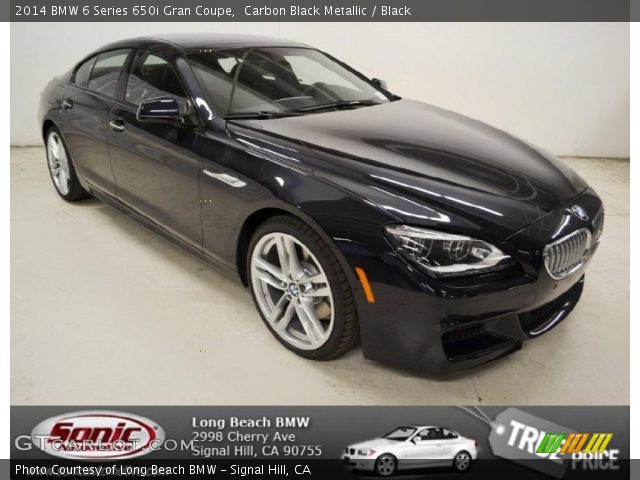 2014 BMW 6 Series 650i Gran Coupe in Carbon Black Metallic