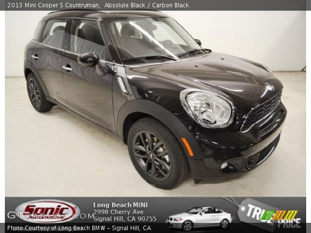 2013 Mini Cooper S Countryman in Absolute Black