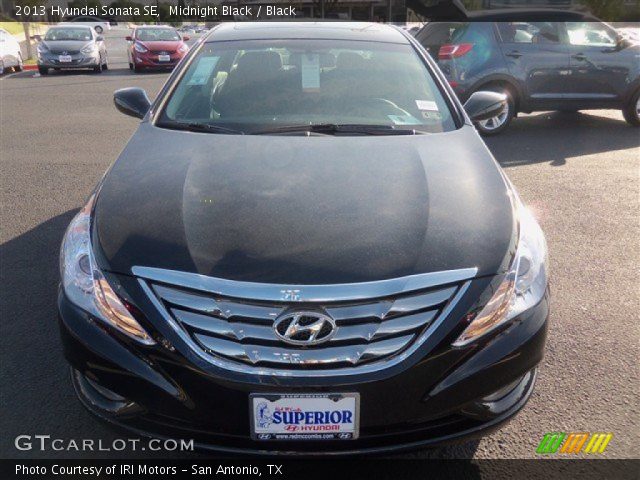 2013 Hyundai Sonata SE in Midnight Black