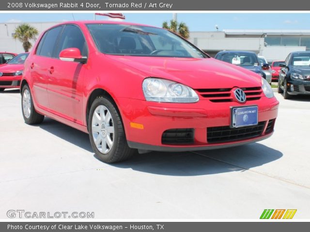 2008 Volkswagen Rabbit 4 Door in Tornado Red