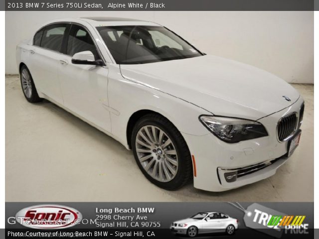 2013 BMW 7 Series 750Li Sedan in Alpine White