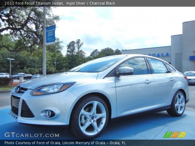 2013 Ford Focus Titanium Sedan in Ingot Silver