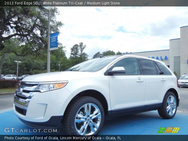 2013 Ford Edge SEL in White Platinum Tri-Coat