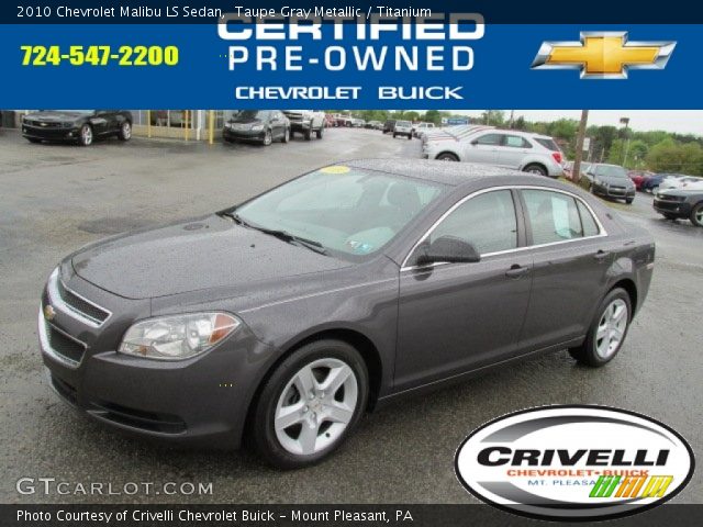2010 Chevrolet Malibu LS Sedan in Taupe Gray Metallic