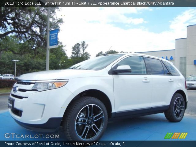 2013 Ford Edge SEL in White Platinum Tri-Coat