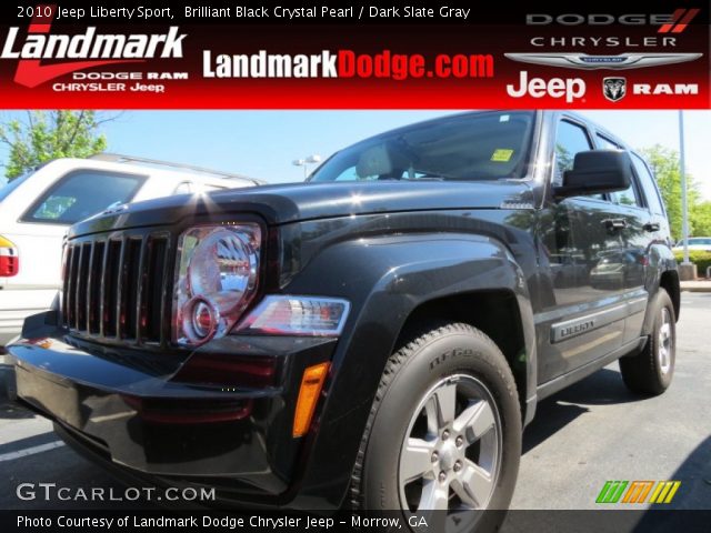 2010 Jeep Liberty Sport in Brilliant Black Crystal Pearl
