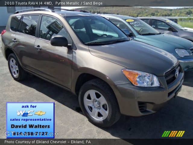 2010 Toyota RAV4 I4 4WD in Pyrite Metallic