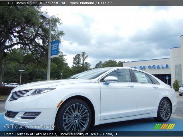 2013 Lincoln MKZ 2.0L EcoBoost FWD in White Platinum