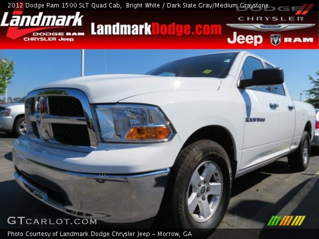 2012 Dodge Ram 1500 SLT Quad Cab in Bright White