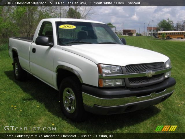 2003 Chevrolet Silverado 1500 Regular Cab 4x4 in Summit White