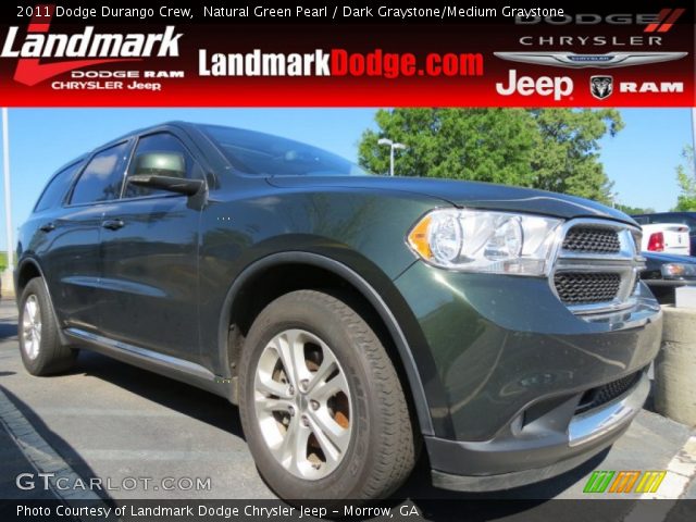 2011 Dodge Durango Crew in Natural Green Pearl