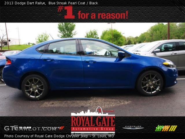 2013 Dodge Dart Rallye in Blue Streak Pearl Coat