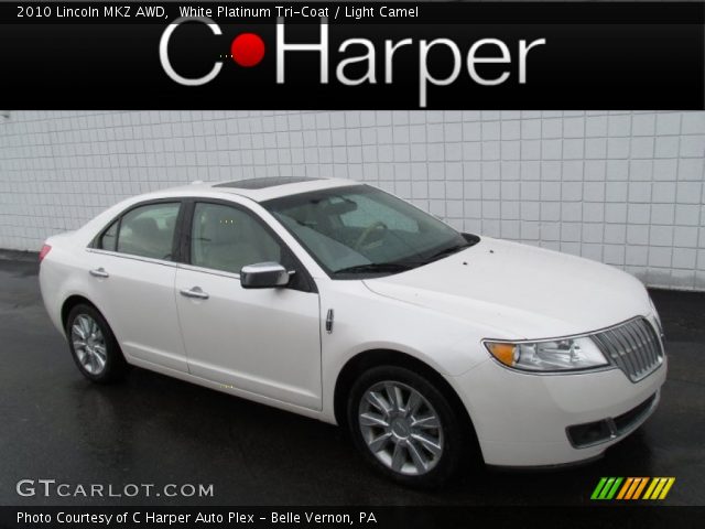 2010 Lincoln MKZ AWD in White Platinum Tri-Coat
