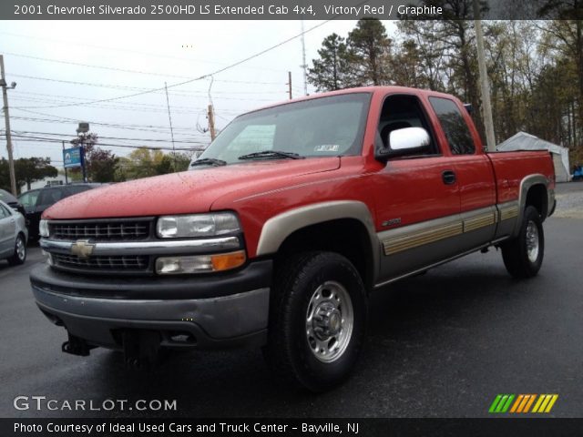2001 Chevrolet Silverado 2500HD LS Extended Cab 4x4 in Victory Red