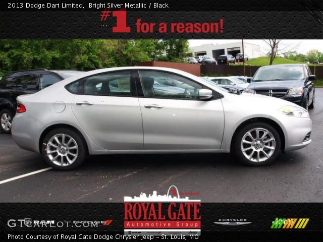 2013 Dodge Dart Limited in Bright Silver Metallic