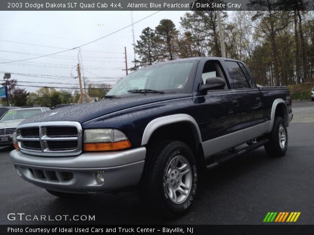 2003 Dodge Dakota SLT Quad Cab 4x4 in Atlantic Blue Pearlcoat