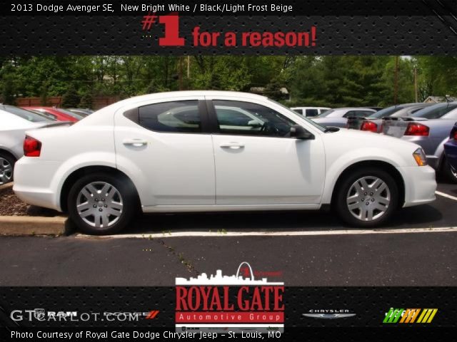 2013 Dodge Avenger SE in New Bright White