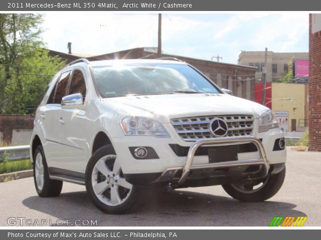 2011 Mercedes-Benz ML 350 4Matic in Arctic White
